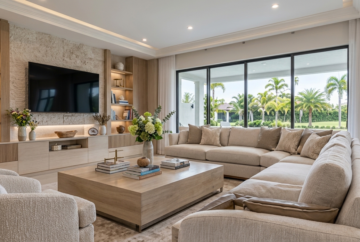 Complete living room remodel living room remodel in south florida